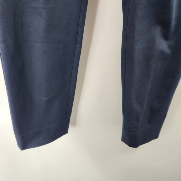 Everlane Blue Cropped Trousers Pants - Picture 3 of 8
